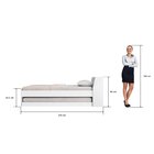 Cama Com Cama Auxiliar Em Mdp 80x190,5cm Branco