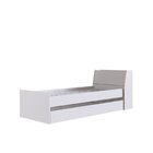Cama Com Cama Auxiliar Em Mdp 80x190,5cm Branco