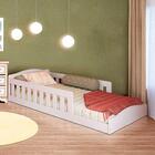 Cama Com Colchão Solteiro Montessoriana Infantil Proteção Lat