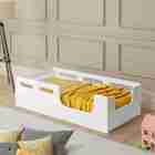 Cama Com Duas Entradas Montessori Juvenil Lika Branca Mc Barr