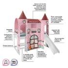 Cama Com Esc. Joy Com Dossel Barraca Doce Casinha E 2 Torres