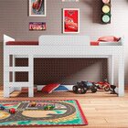 Cama Com Escada Joy Cortina Carros Disney E Luz De Led Pura M