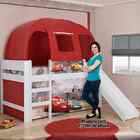 Cama Com Escorrega Barraca Luz/led Carros Original Disney Pur