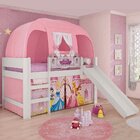 Cama Com Escorregador Barraca E Led Princesas Original Disney