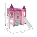 Cama Com Escorregador Com Dossel 2 Torres Com Leds Pripyat Br