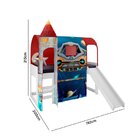 Cama Com Escorregador Joy Com Dossel Barraca Space E 1 Torre