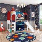 Cama Com Escorregador Joy Com Dossel Barraca Space E 1 Torre