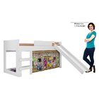 Cama Com Escorregador Joy E Cortina Gamer Hero Pura Magia