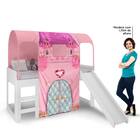 Cama Com Escorregador Joy E Dossel Barraca Castelo Pura Magia