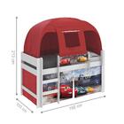 Cama Com Kit Shine E Barraca Valência Branco E Vermelho