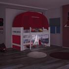 Cama Com Kit Shine E Barraca Valência Branco E Vermelho