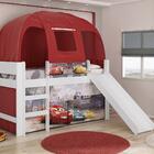 Cama Com Kit Shine, Escorregador E Barraca Disney Carros Play