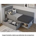 Cama Com Nichos E Espaço Pet Paris Grafite