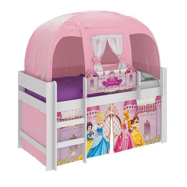 Cama Com Shine E Barraca Princesas Disney Play