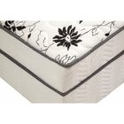 Cama Conjugada Casal Spring Ortobom 138x188x43cm Branco/preto