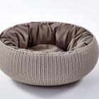 Cama Cozy Pet Com Almofada Knit Curver Sandy Keter