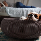 Cama Cozy Pet Com Almofada Knit Curver Sandy Keter
