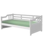 Cama De Babá Madeira Maciça Solteiro Branco Amsterdã Shop Jm