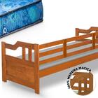 Cama De Babá Madeira Maciça Solteiro Imbuia Amsterdã Shop Jm