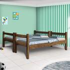 Cama De Beliche Solteiro Em Mdf Leticia Castanho Cambel