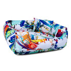 Cama De Cachorro Dupla Face Lola Com Proteção - Gg - Aquarela