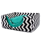 Cama De Cachorro E Gato Toca Iglu - G - Chevron Verde