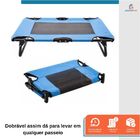 Cama De Cachorro Médio Suspensa Ortopédica Tamanho M Paws