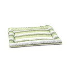 Cama De Cachorro Oil Gato Grande Verde Listrada 75cm X 75cm C