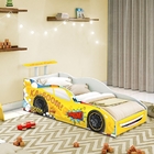 Cama De Carro Infantil Raio Amarelo