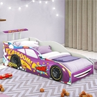 Cama De Carro Infantil Raio Lilás