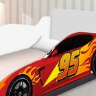 Cama De Carro Solteiro Jeep Vermelho Basoto