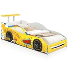Cama De Carro Solteiro Raio Amarelo