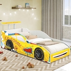 Cama De Carro Solteiro Raio Amarelo