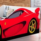 Cama De Carro Vermelho Solteiro Basoto