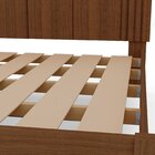 Cama De Casal 100% Mdf 123cm X 175cm Duo Nogueira