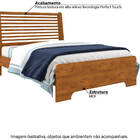 Cama De Casal 100% Mdf Class - Nature Madeirado
