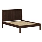 Cama De Casal 112cm X 210cm Em Madeira Maciça Modena Capuccino