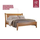Cama De Casal 160cm Verona Amêndoa Mel
