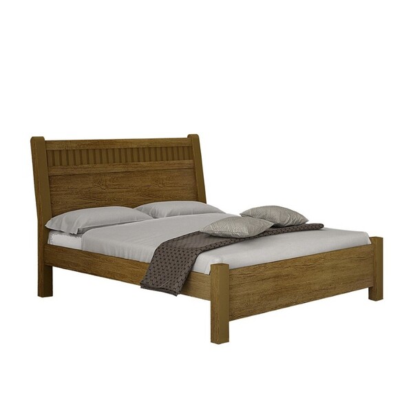 Cama De Casal 185 Móveis Valverde Freijó