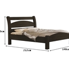 Cama De Casal 1.4 Julia Chocolate – Vj Móveis