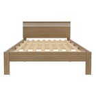 Cama De Casal  Amêndoa/branco