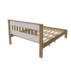 Cama De Casal  Amêndoa/branco