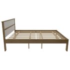 Cama De Casal  Amêndoa/branco