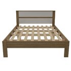Cama De Casal  Amêndoa/branco
