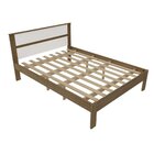 Cama De Casal  Amêndoa/branco