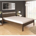 Cama De Casal  Nogal / Branco