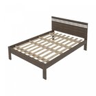 Cama De Casal  Nogal / Branco