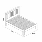 Cama De Casal Alaska Ripado Naturalle – Carmolar Móveis