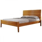 Cama De Casal Amazone 140cm Madeira Maciça Amêndoa Mel - Josa