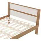 Cama De Casal Amendoa/branco Cm8005 - Tecno Mobili